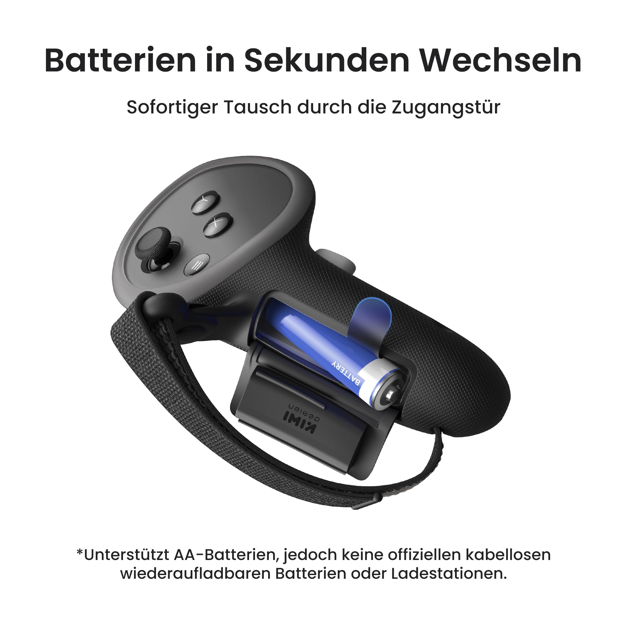 KIWI design G4 Pro Controller Griffe Kompatibel mit Meta Quest 3/3S