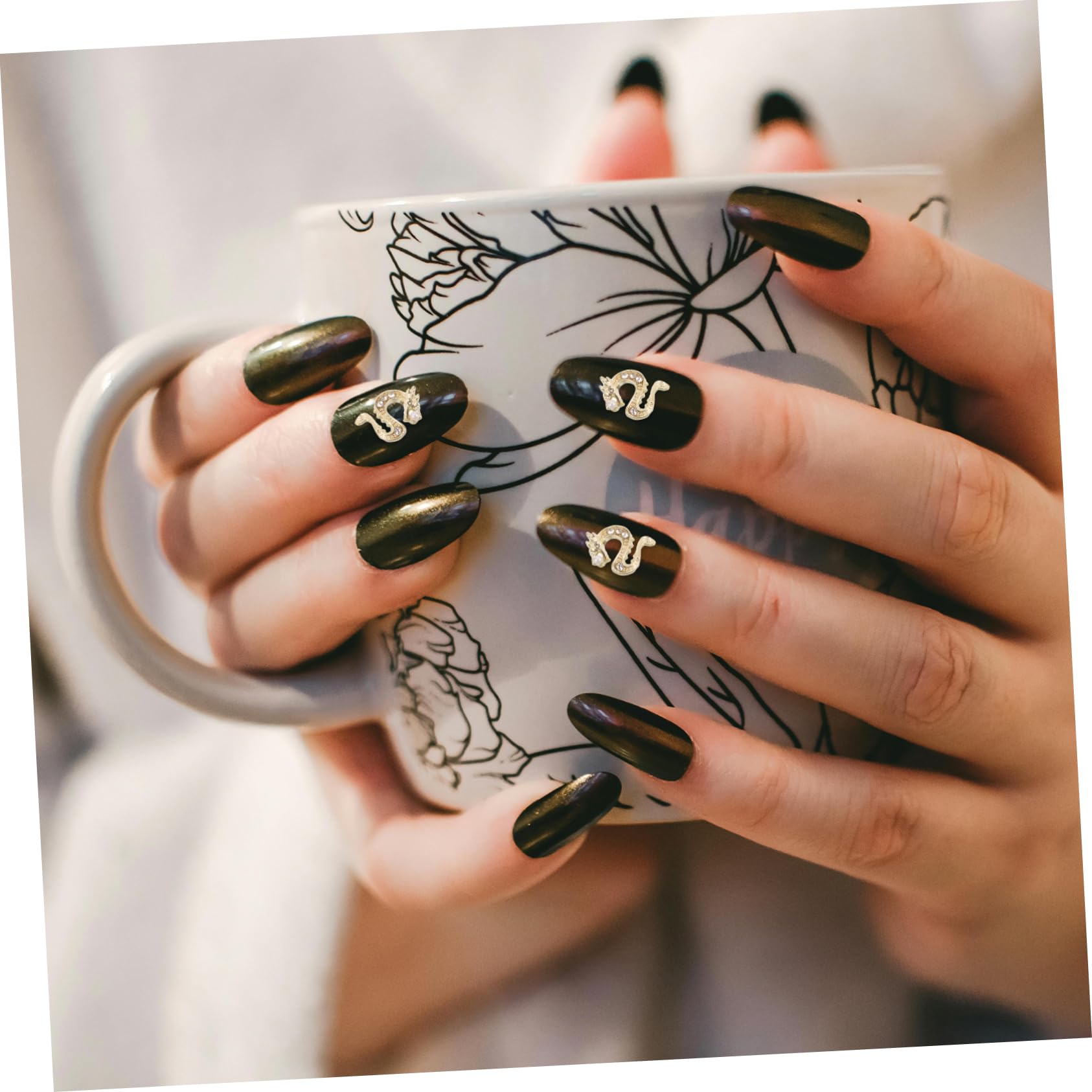 SHERCHPRY 3 set Forniture Per Nail Art Decorazioni Per Unghie Gemme Per Decorazione Unghie Gemme Per Manicure Forniture Per Manicure Decorazioni Per Manicure Ornamenti Per 50 pezzi*3