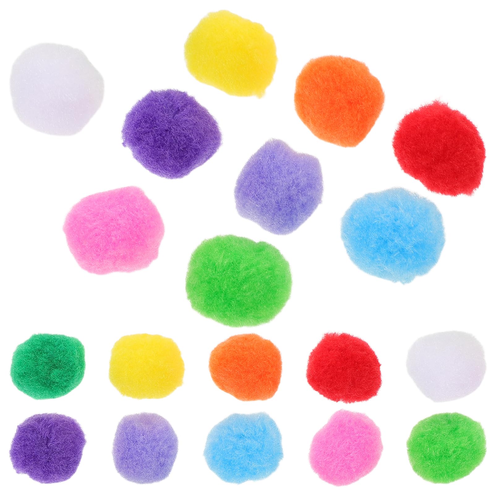 Pompons Doux 3cm en Peluche 1000 Pièces pour Loisirs Créatifs
