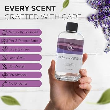 Aroma Country Lavender Fields Luxury Diffuser Oil Refill (8.5 Fl Oz)