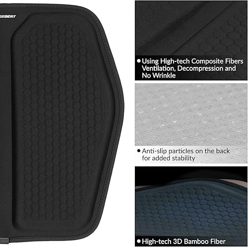 Miniatura 4 de Cojín de asiento de gel con funda antideslizante, cojín de asiento de gel para alivio de presión sentado prolongado, cojín de asiento que absorbe