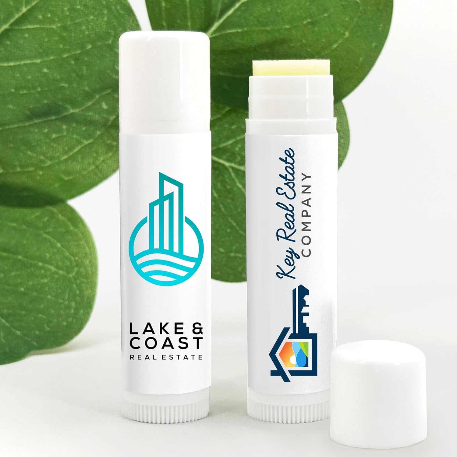 Custom Lip Balm, Personalized Lip Balm - 24 Quantity - $1.23 Each - Custom Lip Balm Labels Promotional Product/Bulk with Your Logo/Customized (Set of 24)