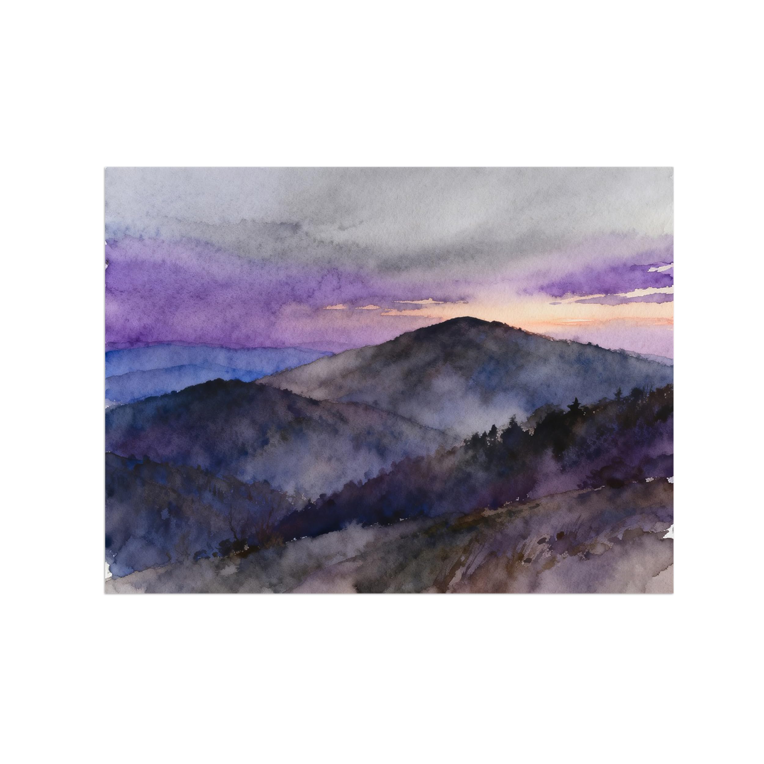 OZPWBVY Mountain Landscape Canvas Wall Art Picture 60x80cm Unframed