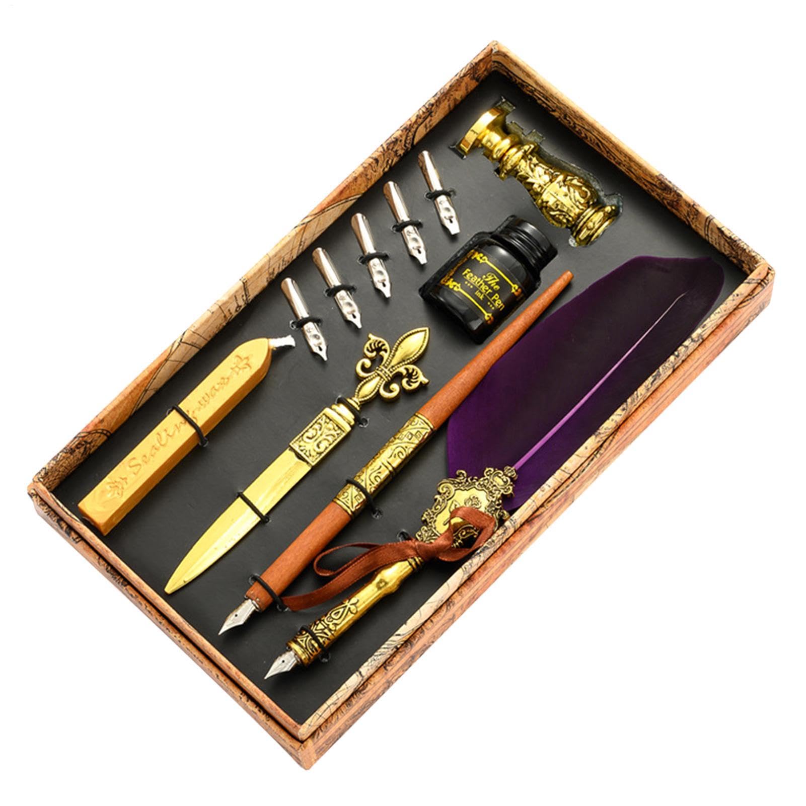 Generisch Set di penne per calligrafia a penna, stile vintage