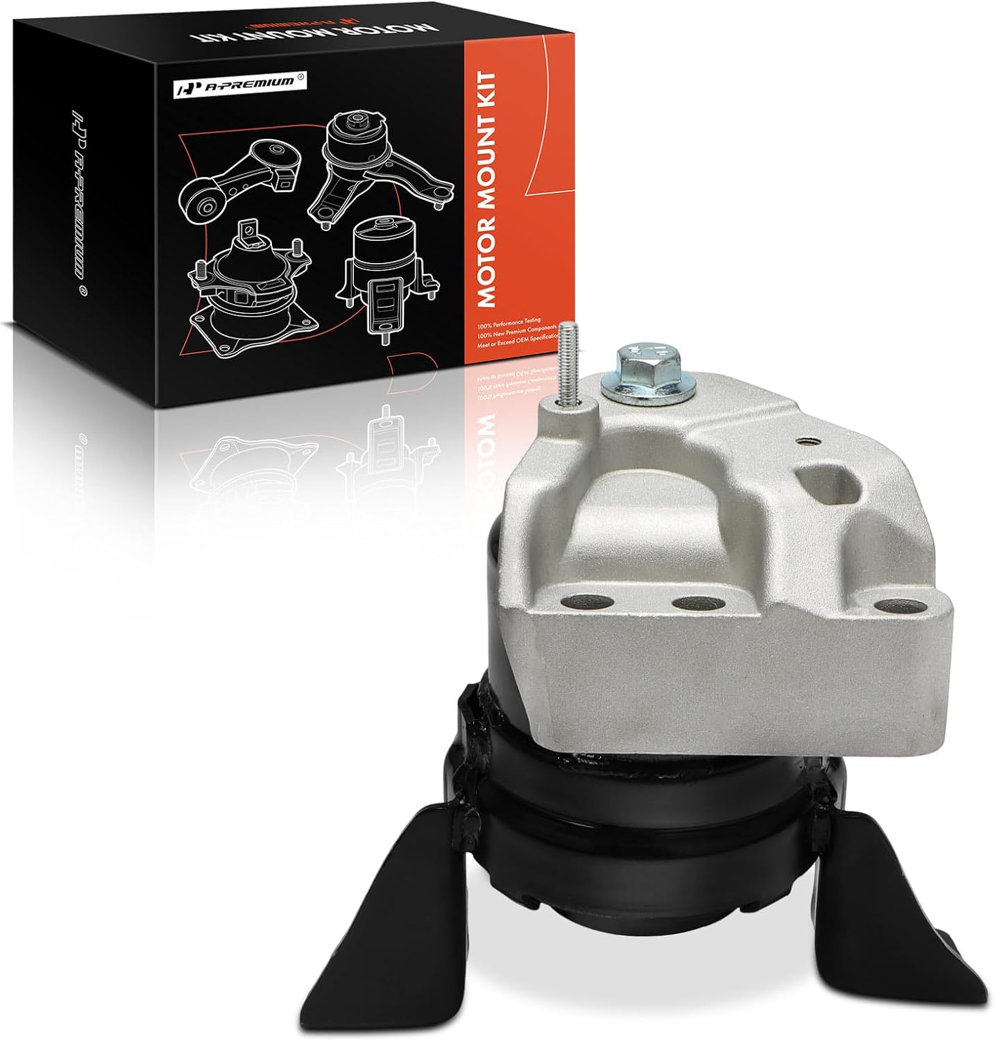 A-Premium Front Side Engine Motor Mount Compatible with Ford Edge 2015-2024, 2.0L