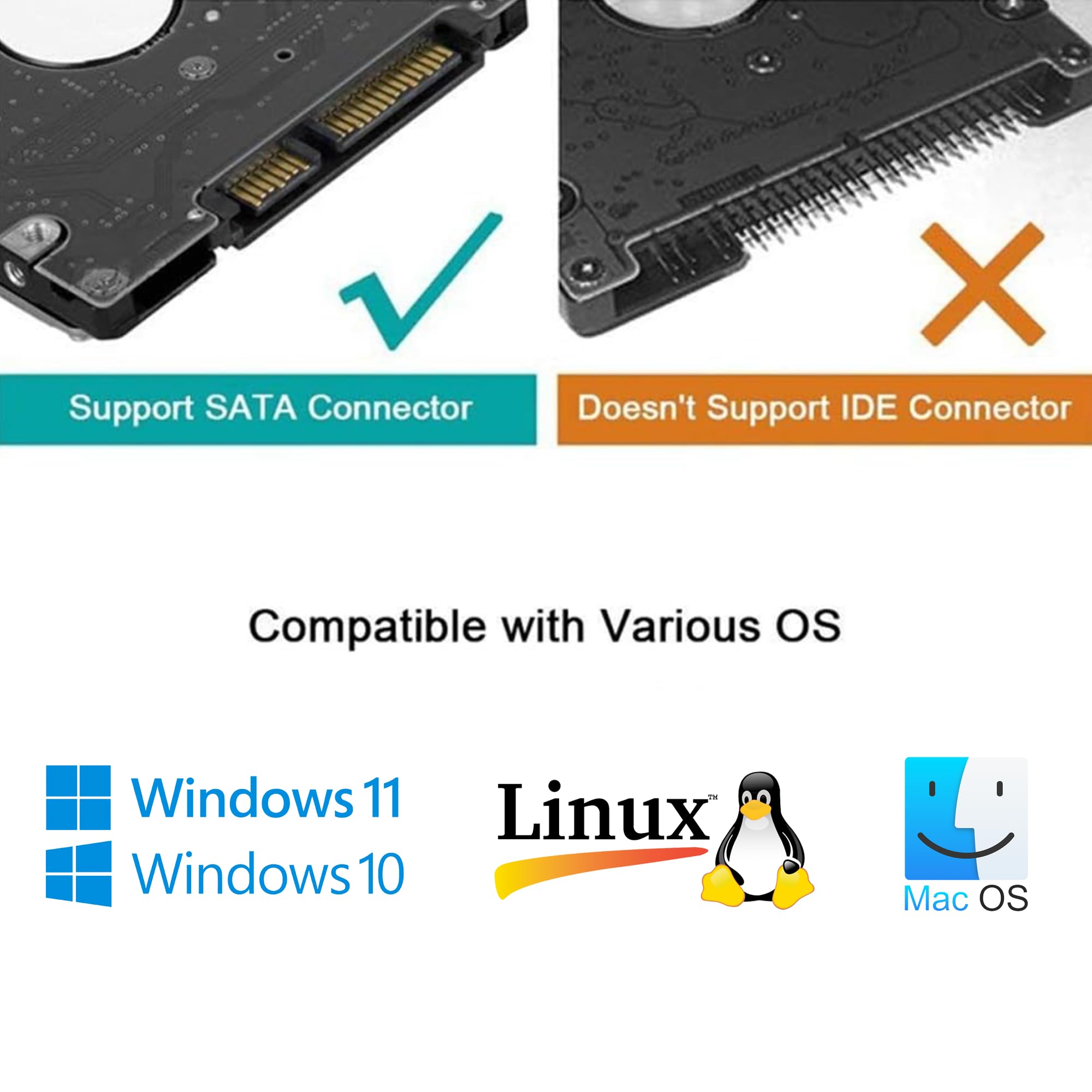 StarTech USB-C naar SATA adapterkabel voor