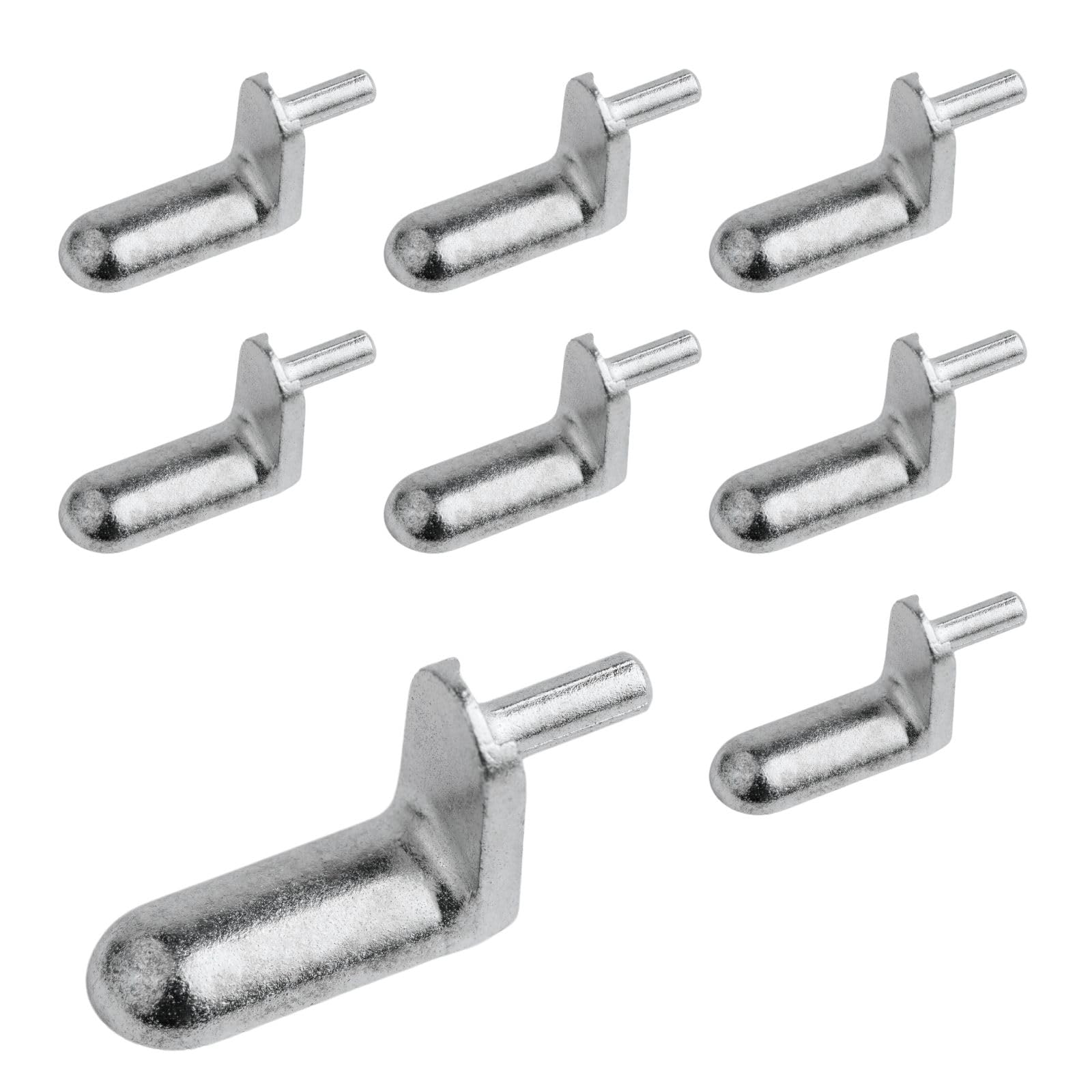 Rudis-Spareparts Silver Shelf Support 113301 Suitable As Replacement Part For Ikea Besta Brusali Shelf Support 3 Mm (Pack Of 8)