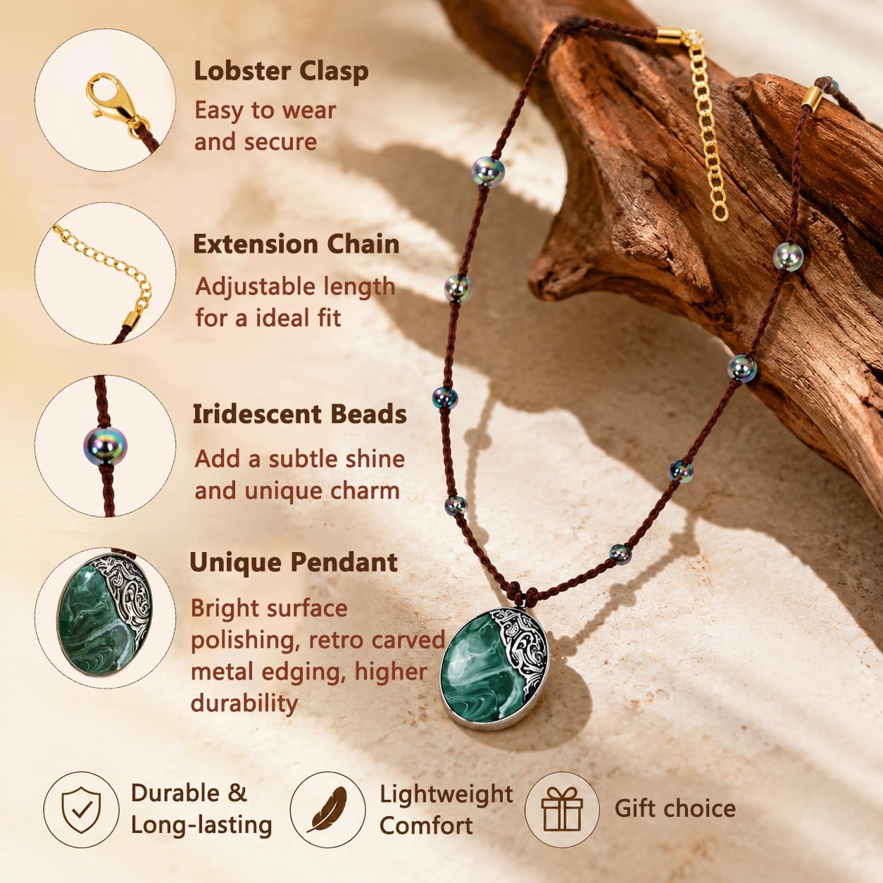 Dress Up Necklace for Cosplay, Halloween, Birthday Party, Costume Accessories