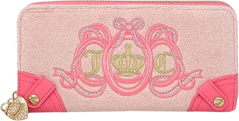 Juicy Couture Womens Large Zip Around Wallet