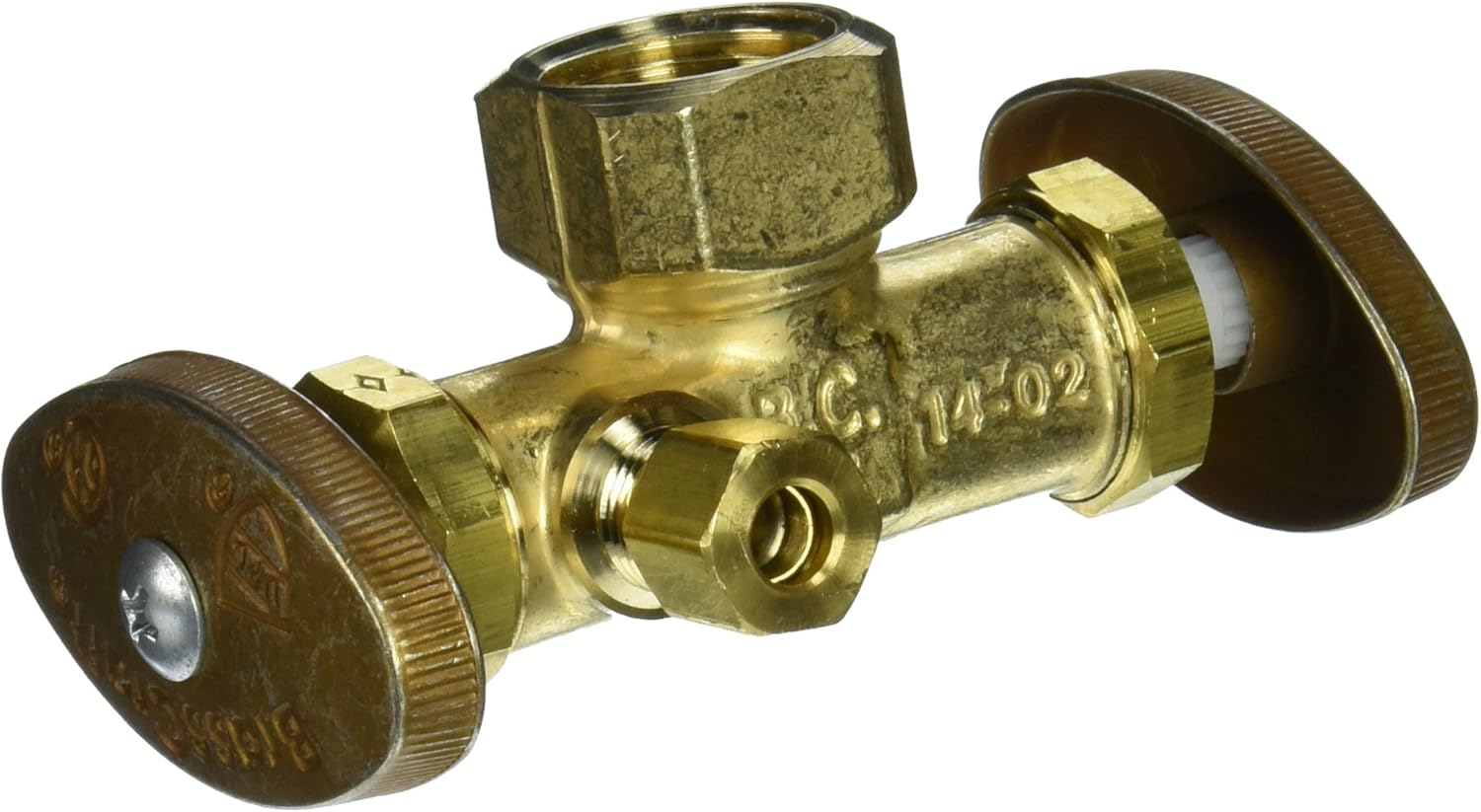 Brass Craft R1700DVX R Dual Outlet ShutOff Valve Pipes