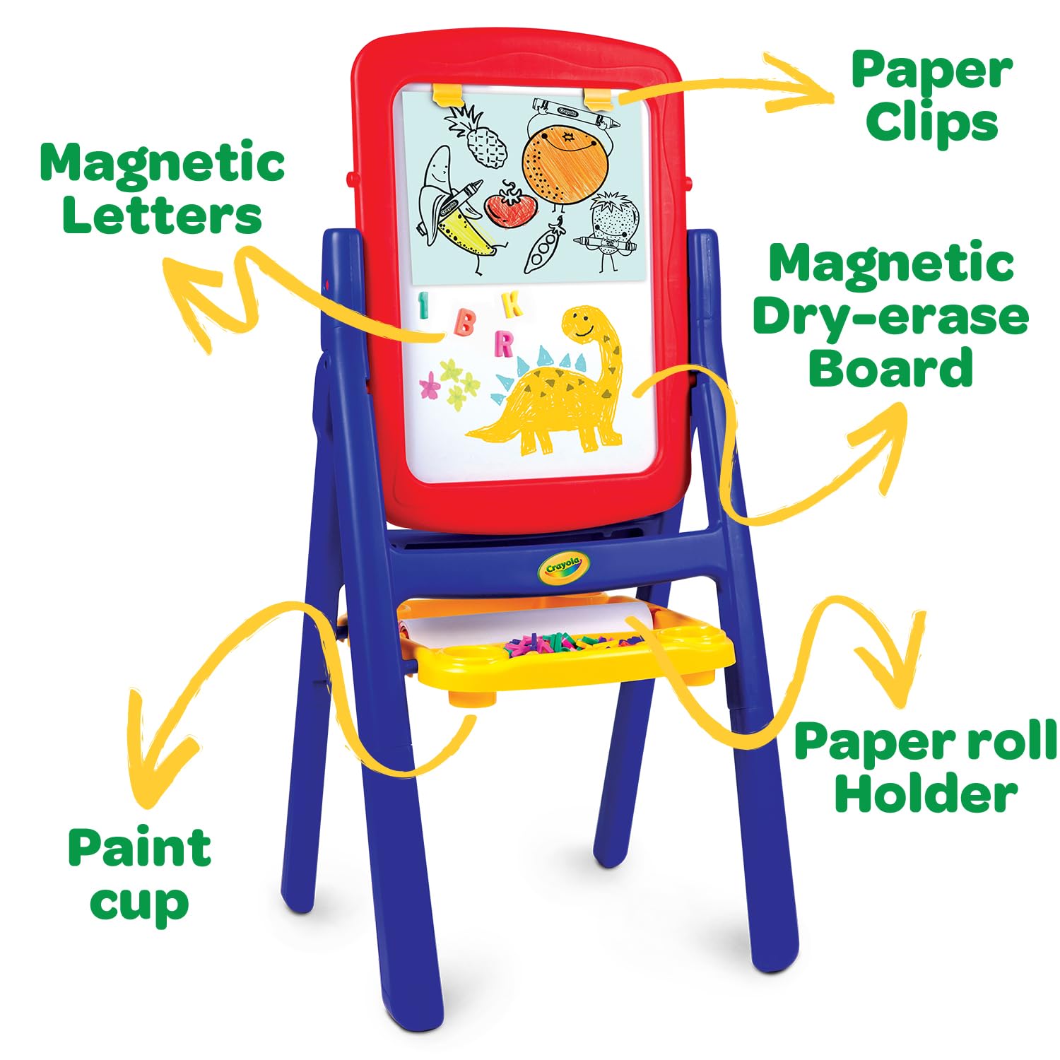 Amazon.com: Crayola Qwikflip 2-Sided Kids Easel – 360° Rotating
