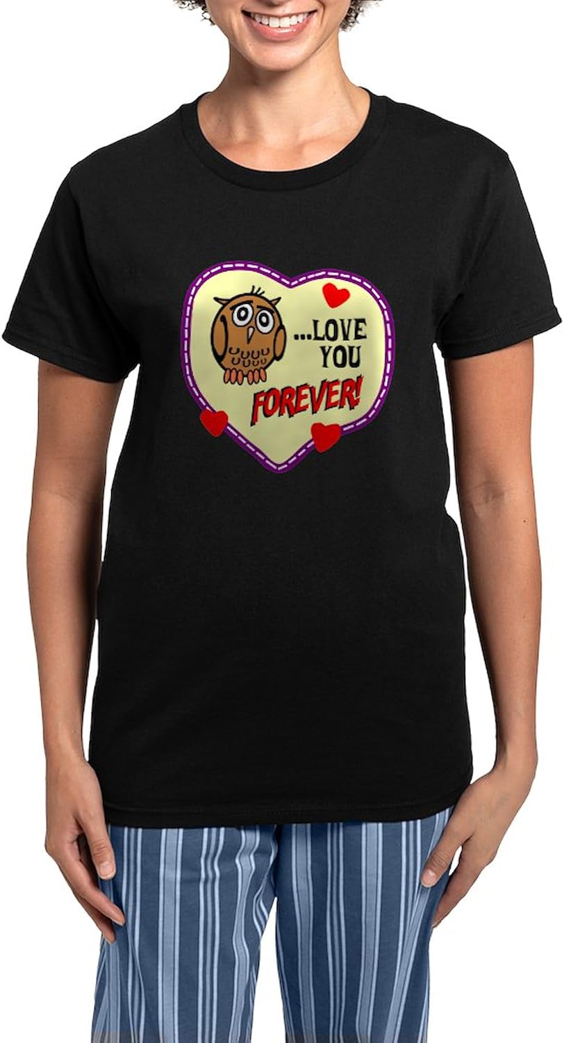 CafePress Owl Love You Forever Pajamas Womens Novelty PJ Sleepwear