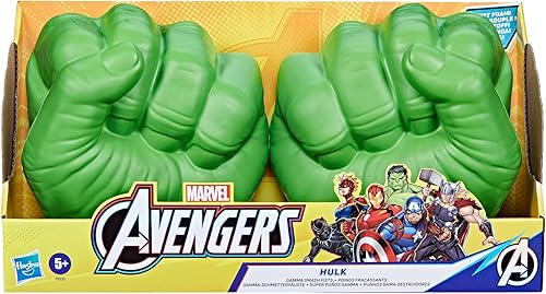 Miniatura 2 de Marvel Hulk Gamma Smash Fists, juguete de espuma suave, juguetes de superhéroes de los Vengadores para niños a partir de 5 años