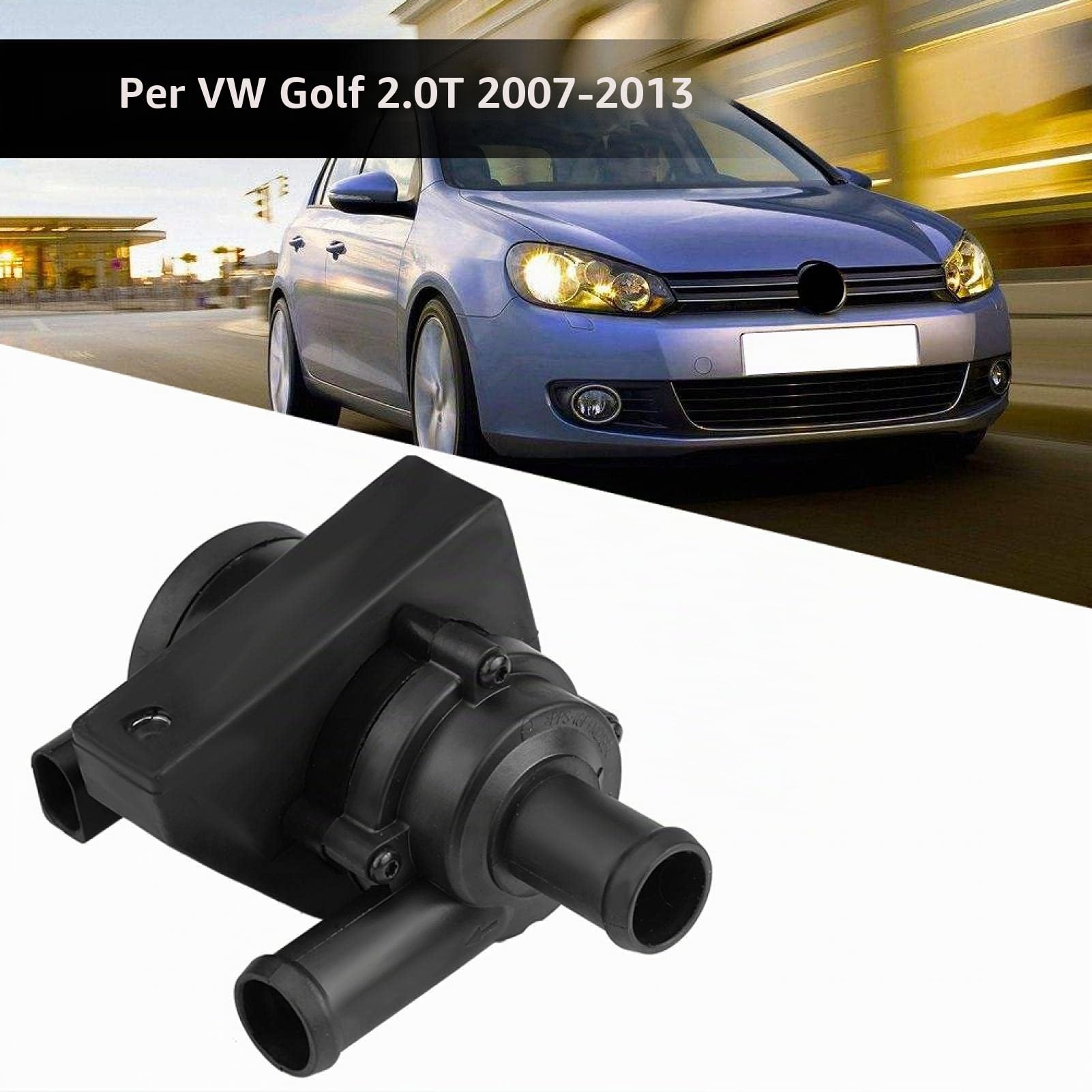 Pompa Acqua Adatto Per B7 Bomba Agua Coche 12v Pompa Acqua Di Raffreddamento Ausiliaria Auto, 1k0965561j Pompa Acqua Di Raffreddamento Ausiliaria Auto Adatto Per Pompa