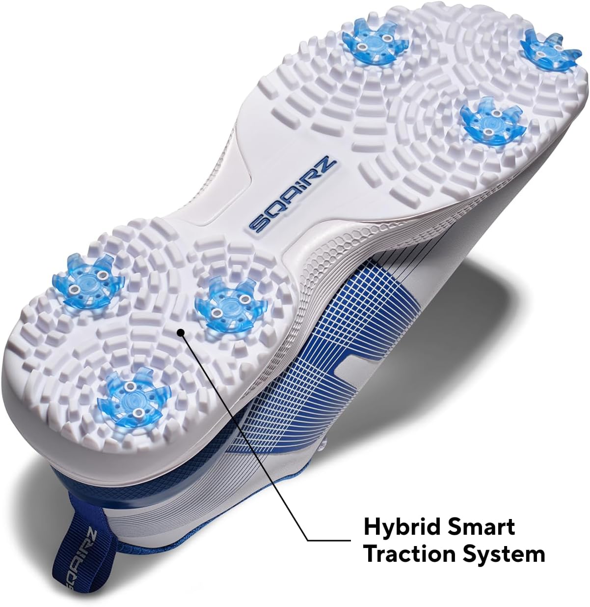 SQAIRZ Velo LT-X Erkek Golf Ayakkabıları, Denge ve Performans İçin Tasarlanmış, Su Geçirmez Erkek Golf Ayakkabıları, Değiştirilebilir Çiviler