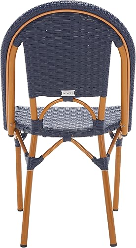 Miniatura 6 de SAFAVIEH Outdoor Collection California Bistro - Juego de 2 sillas auxiliares (totalmente montadas)