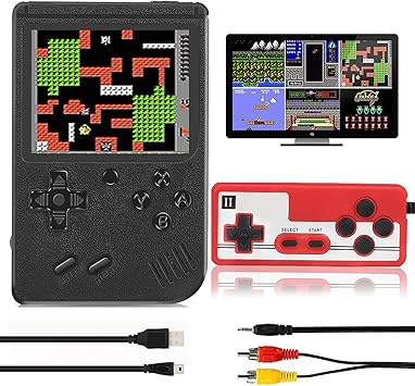 Amazon Co Jp ハンドヘルドゲーム機 レトロなミニゲームコンソール 500個のfcゲーム付き 3インチカラースクリーン 10mah充電式バッテリー テレビと2人プレーヤーの接続に対応 友人 子供 家族へのギフトに ゲーム Amazon Co Jp ハンドヘルドゲーム機 レトロなミニゲームコンソール 500個のfcゲーム付き 3インチカラースクリーン 10mah充電式バッテリー テレビと2人プレーヤーの接続に対応 友人 子供 家族へのギフトに ゲーム