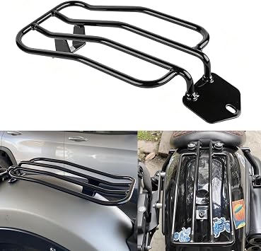Motorcycle Luggage Rack Rear Solo Seat Luggauge Shelf Removable Racks Cargo Rack Fit for Honda Rebel 1100 CMX1100 CM1100 CM 1100 CMX 1100 2021-2024 Black