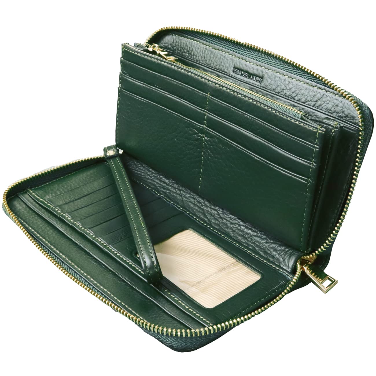 Ryo 本革 ダークグリーン 長財布　占い師の財布　収入アップ Ryo 本革 ダークグリーン 長財布 占い師の財布 収入アップ Ryo