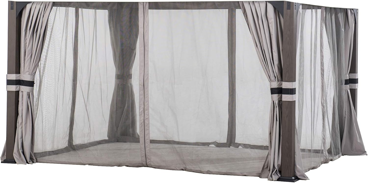 Sunjoy Original Replacement Mosquito Netting for Shadow Creek Gazebo (10X12 Ft) L