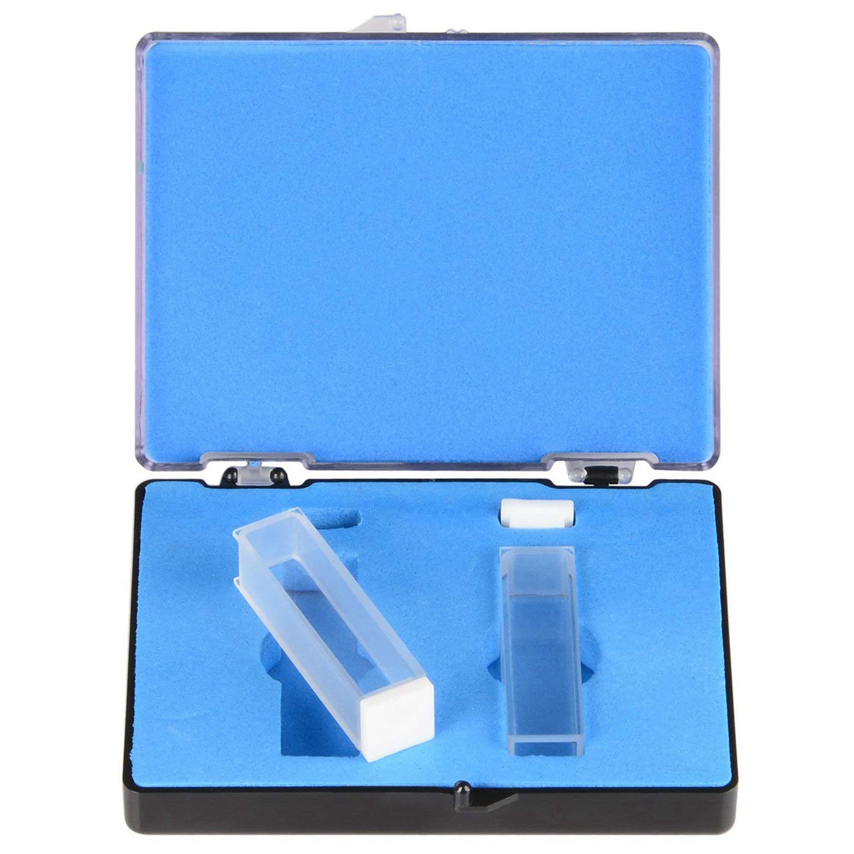 Quarz Küvette, Spektralphotometer Küvetten 10 mm Pfad Länge, 45 mm Höhe, 3,5 Ml Kapazität - 20 Stücke