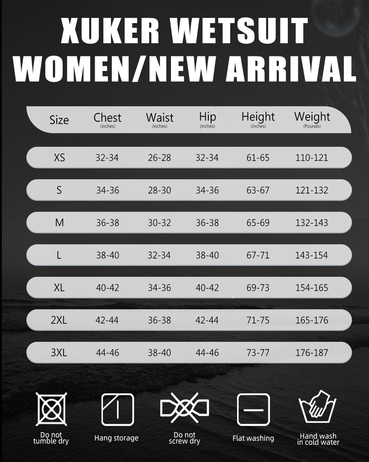 XUKER Neoprene Socks Wetsuit for Women