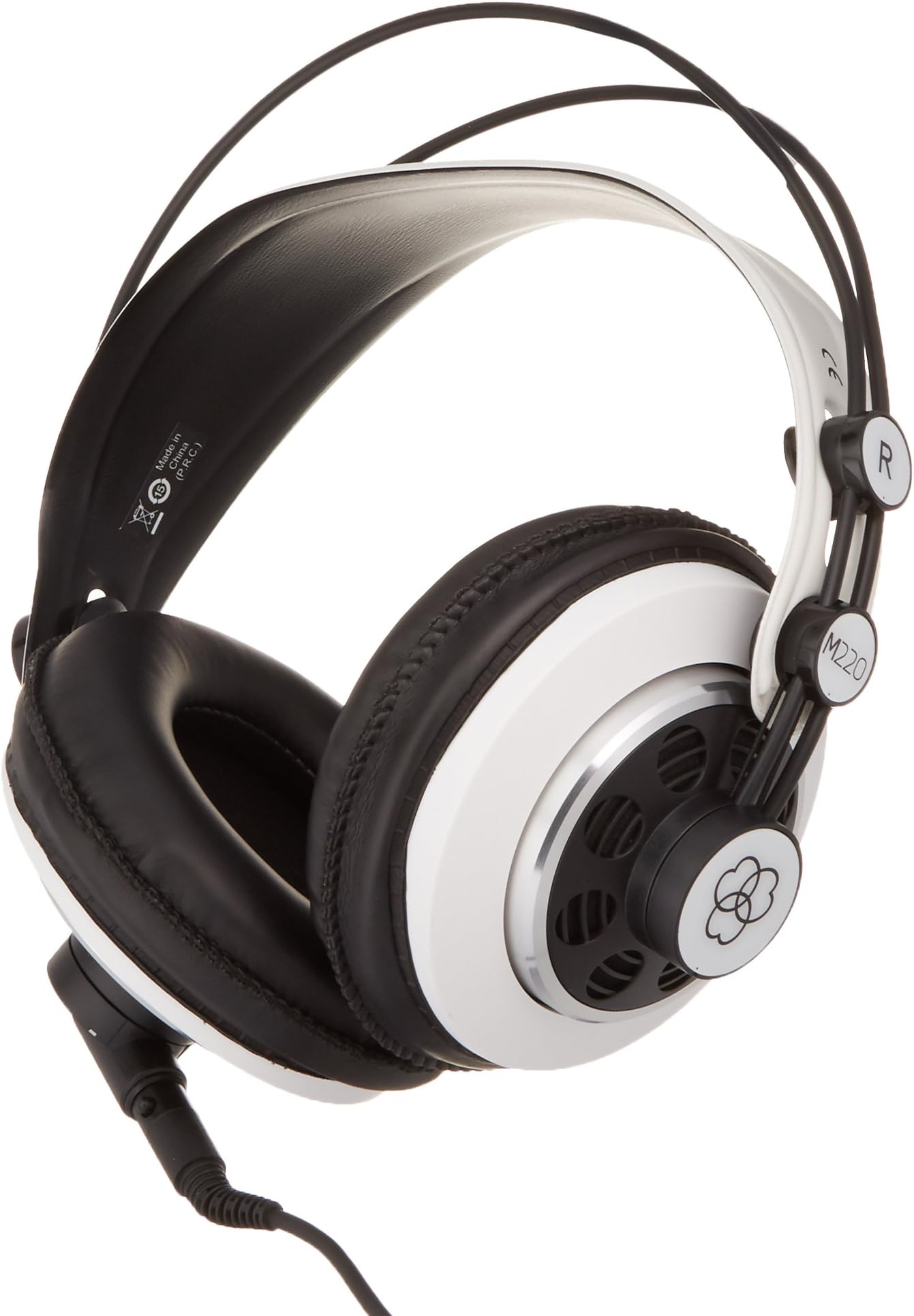 AKG 2015 M220 Pro Stylist Professional Large Diaphragm DJ Semi-Open High Definition Over-Ear Studio Headphones