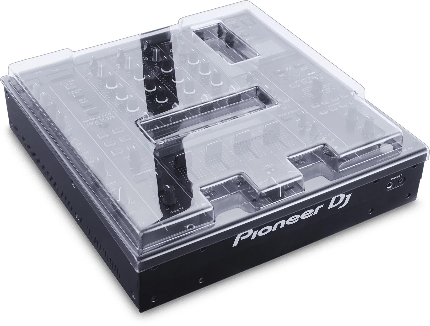 Decksaver Cover for Pioneer DJ DJM-A9 - Super-Durable Polycarbonate Protective lid in Smoked Clear Colour, Made in The UK - The DJs' Choice for Unbeatable Protection
