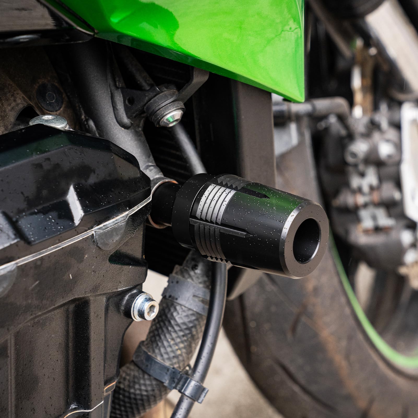 Protection Moteur Moto Pour Kawasaki Ninja 500 500R Z500 - Slider Aluminium Antidérapant - Couleurs Au Choix