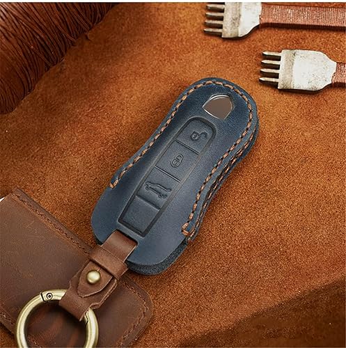 Miniatura 4 de Funda de cuero hecha a mano para Porsche Panamera Cayenne Macan 911 Taycan 918