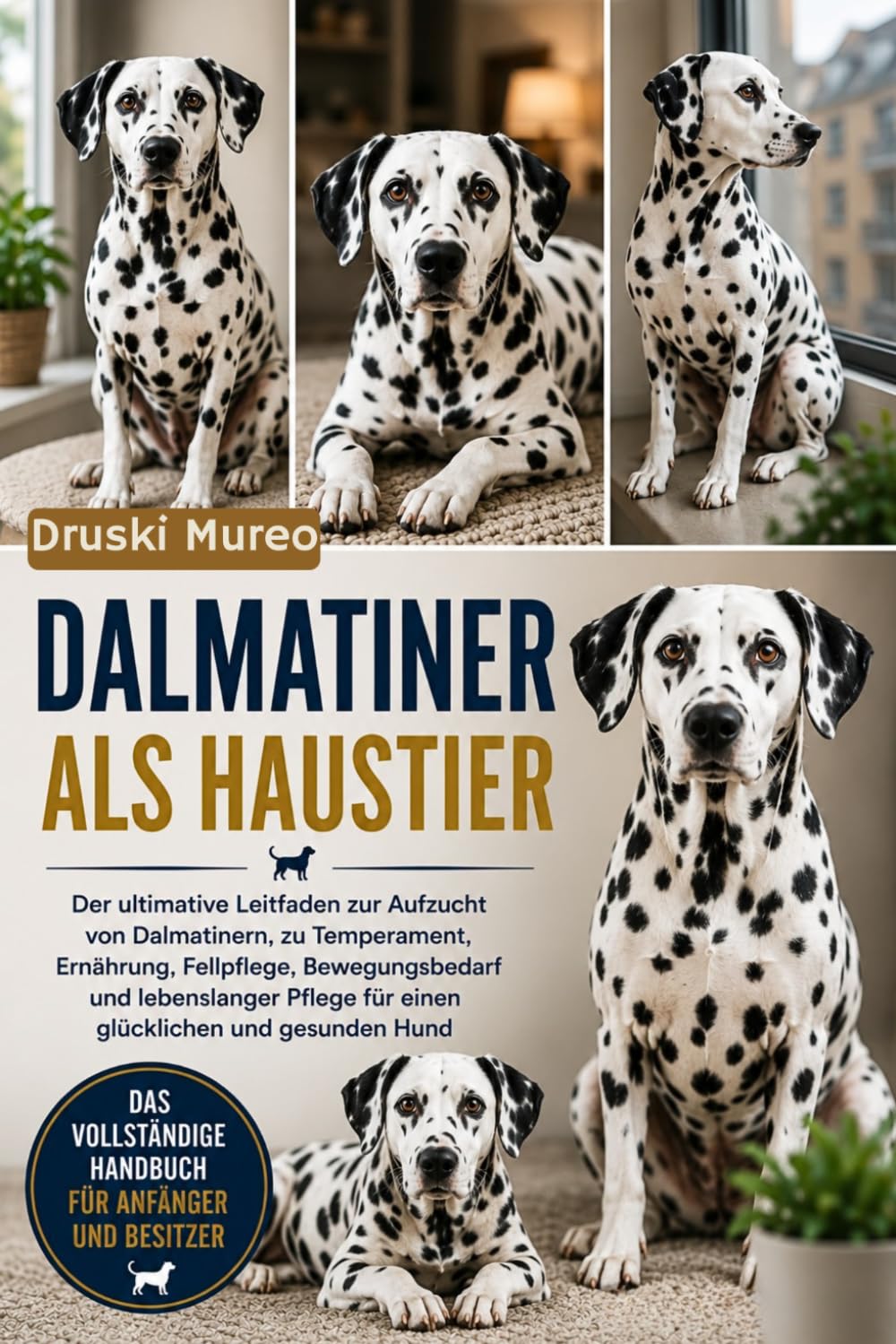 DALMATINER ALS HAUSTIER: Der ultimative Leitfaden zur Aufzucht von Dalmatinern, zu Temperament, Ernährung, Fellpflege, Bewegungsbedarf und lebenslanger Pflege für einen glücklichen und gesunden Hund