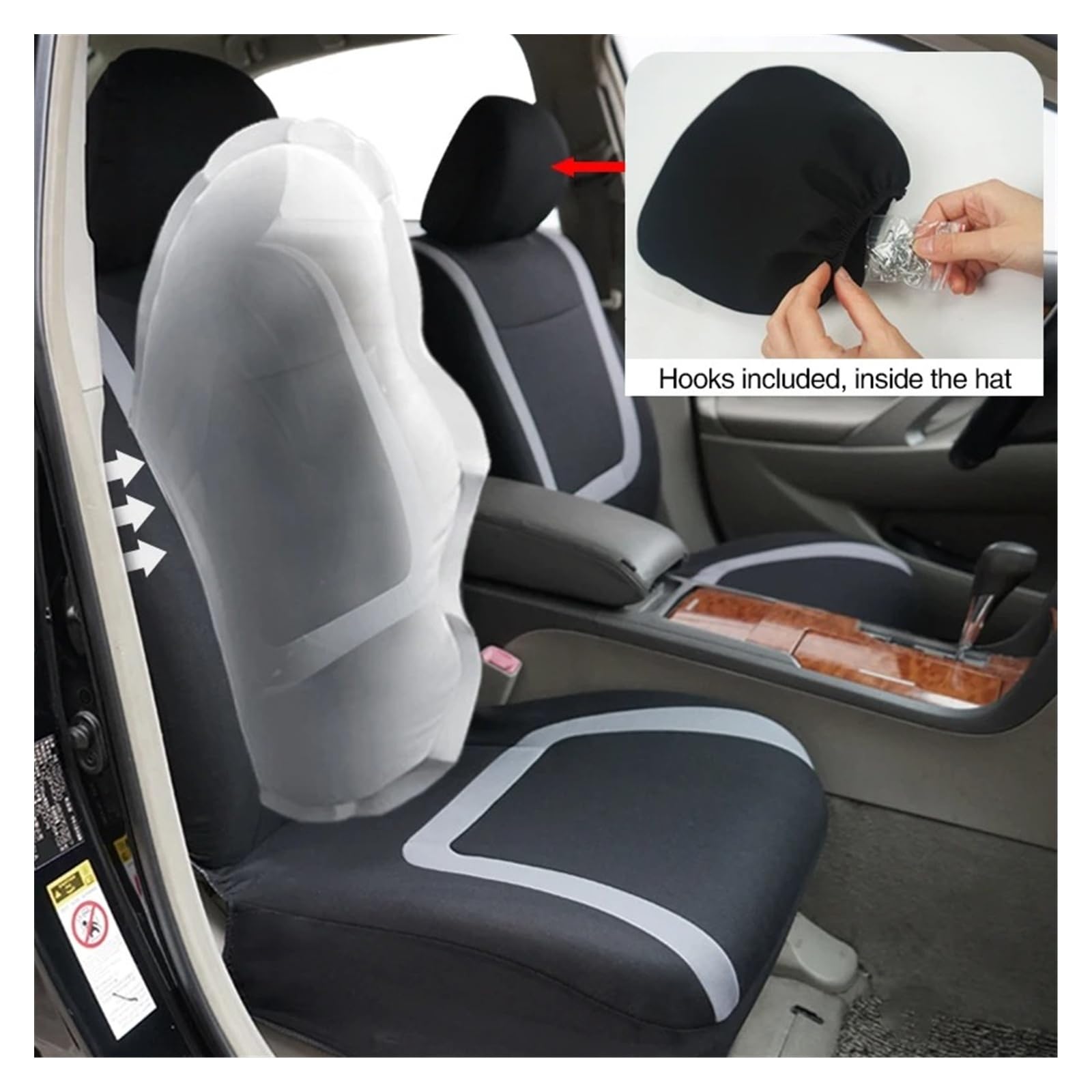 Coprisedile Auto Set Completo Coprisedile Tessuto Universale Poliestere Traspirante Lavabile Adatto Per Interni Di Accessori Per Camion E Furgoni(Purple 5 seat)