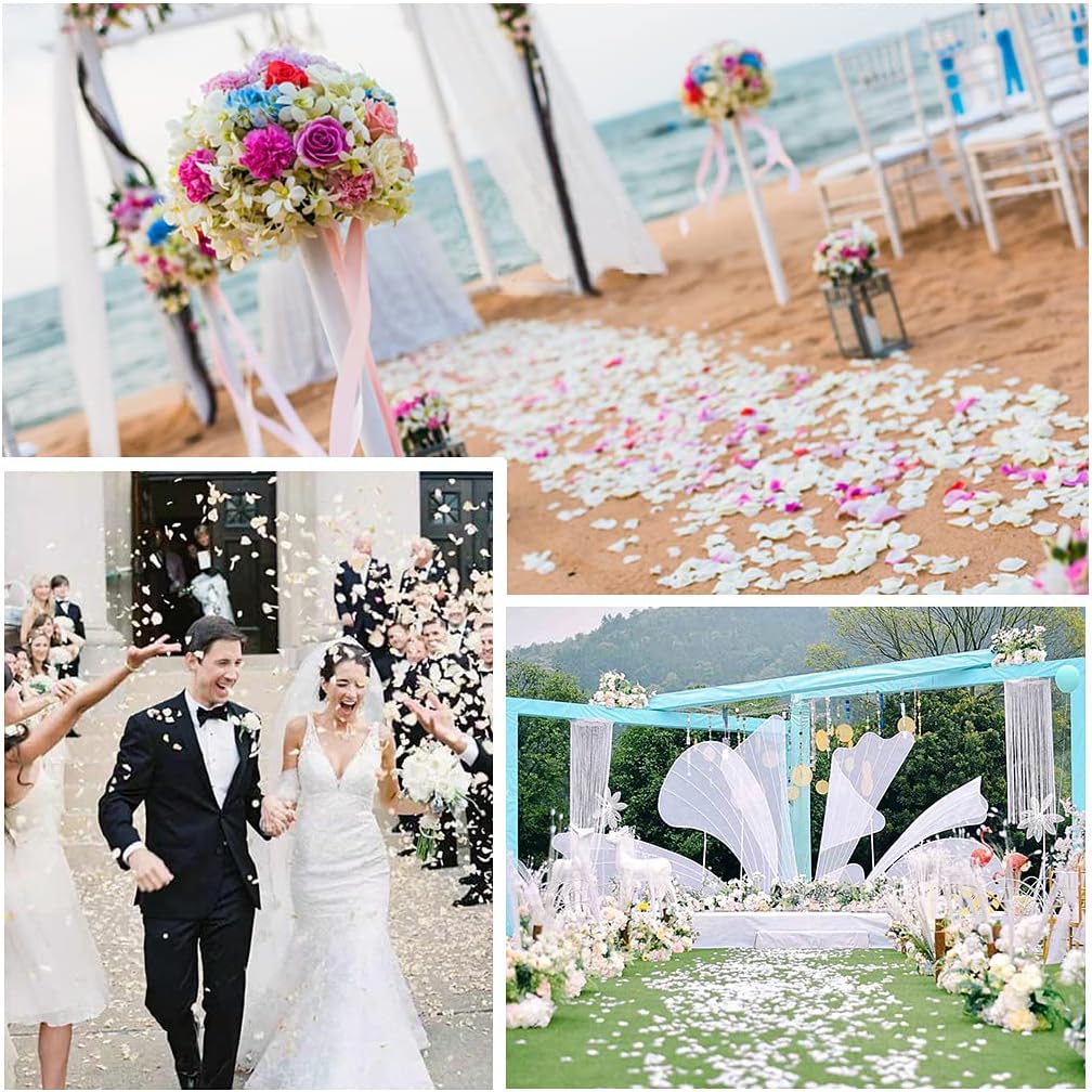 JCF 2000 Pieces Rose Petals, Artificial Flower Petals - Image 4