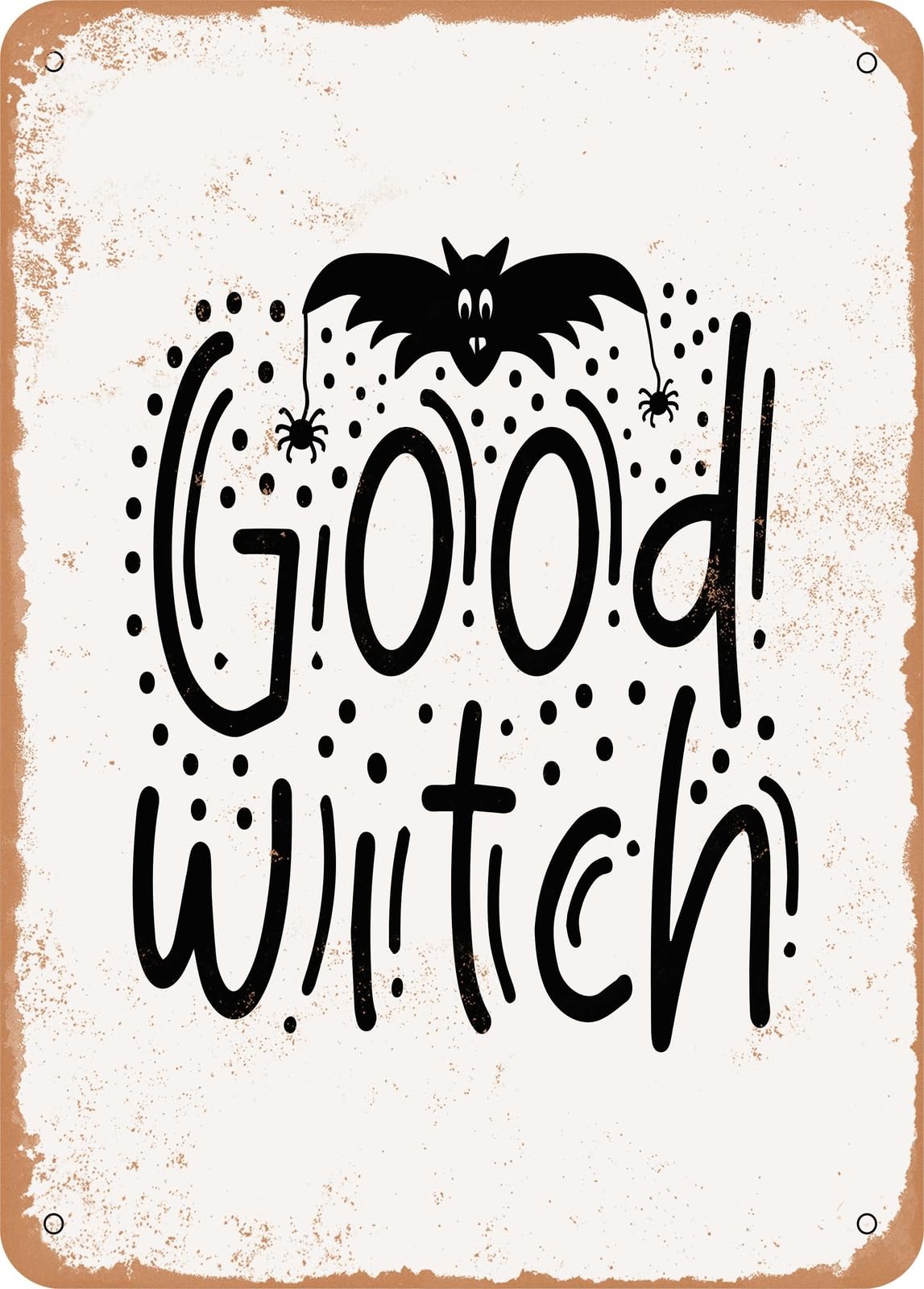 Metal Sign - Good Witch - 3 - Vintage Look home decor