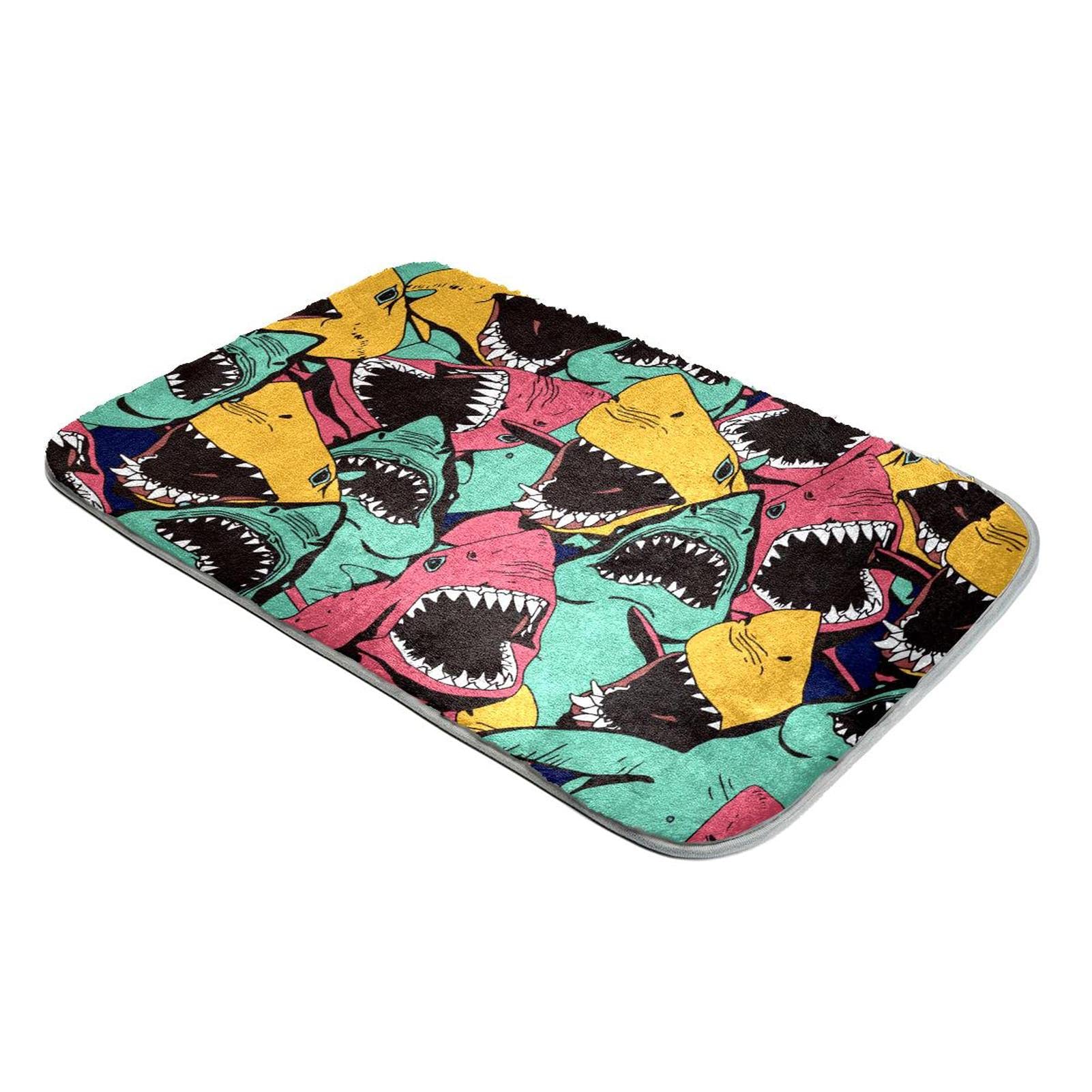 Tapis à poils longs en fausse fourrure de requin ultra doux pour salon
