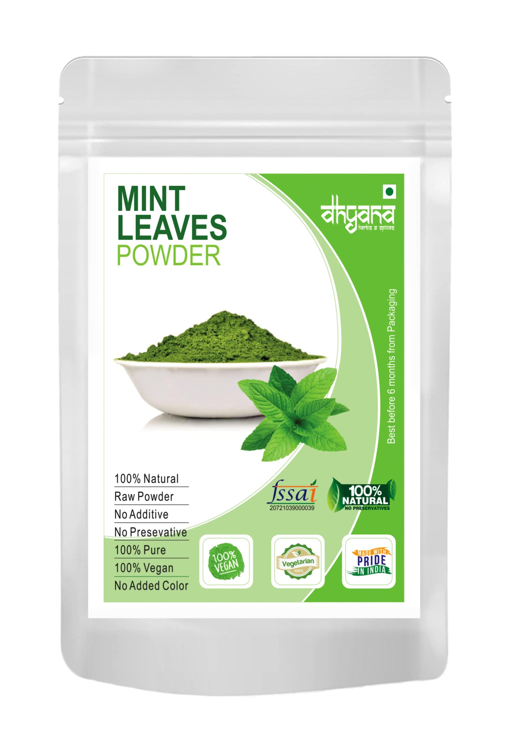 Dhyana Exim Mint Leaves Powder 500gm Pack - Pudina Powder (B09J15SJLY) Amazon Price History, Amazon Price Tracker