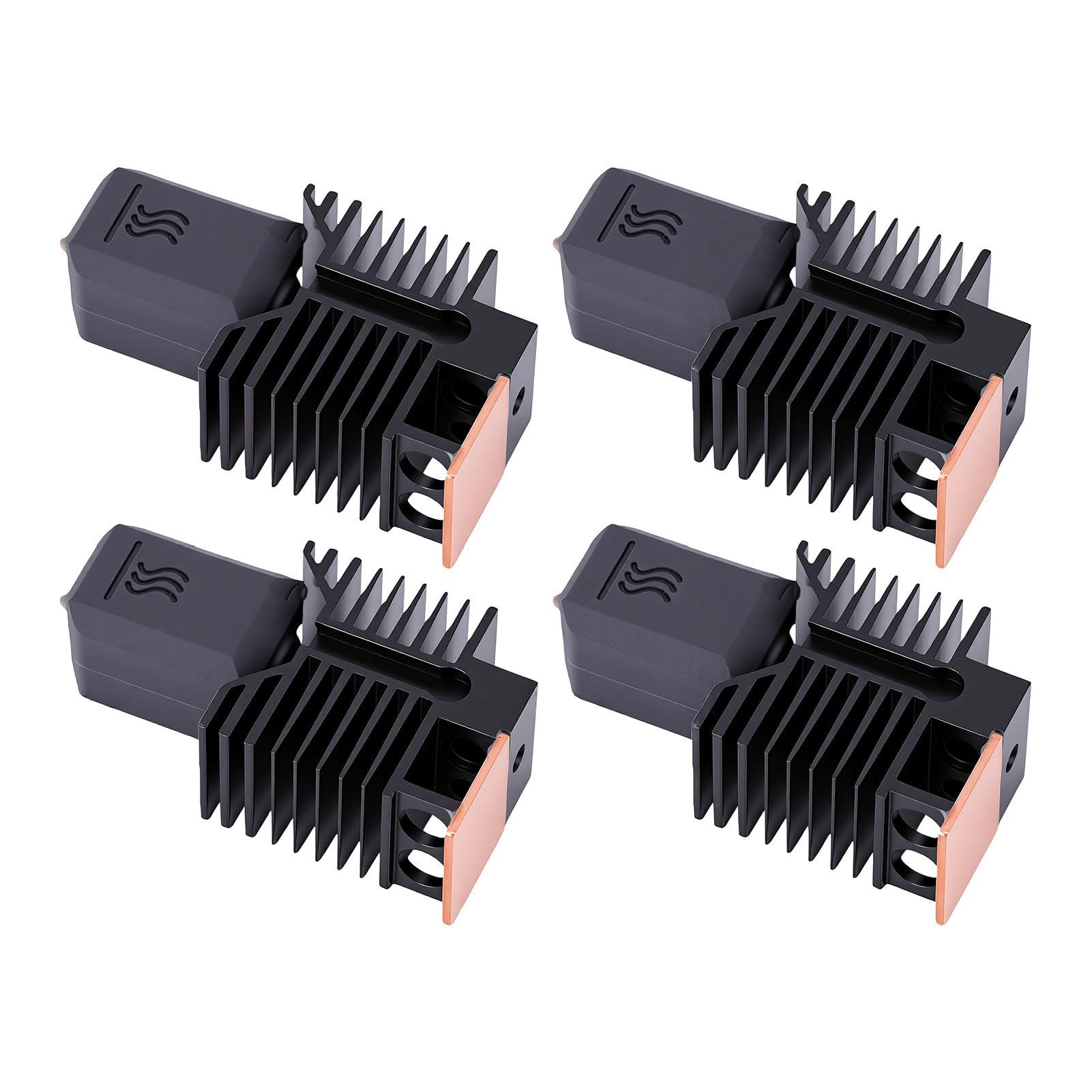 Garosa Hochfließendes Hotend-Kit mit Düse aus Gehärtetem Stahl für Snapmaker U1 3D-Drucker, 0,4 Mm, 4-teilig, Effiziente Extrusion