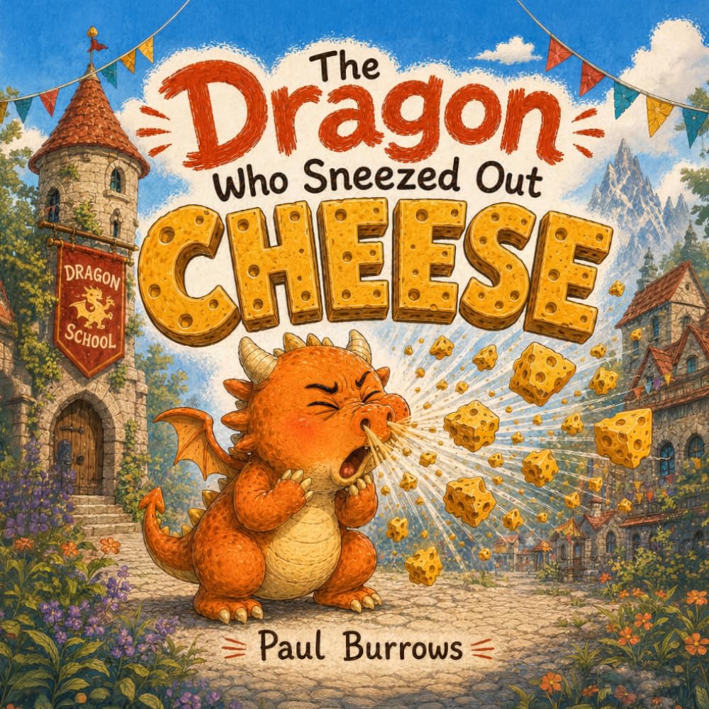 The Dragon Who Sneezed Out Cheese: A Funny Rhyming Picture Book for Children