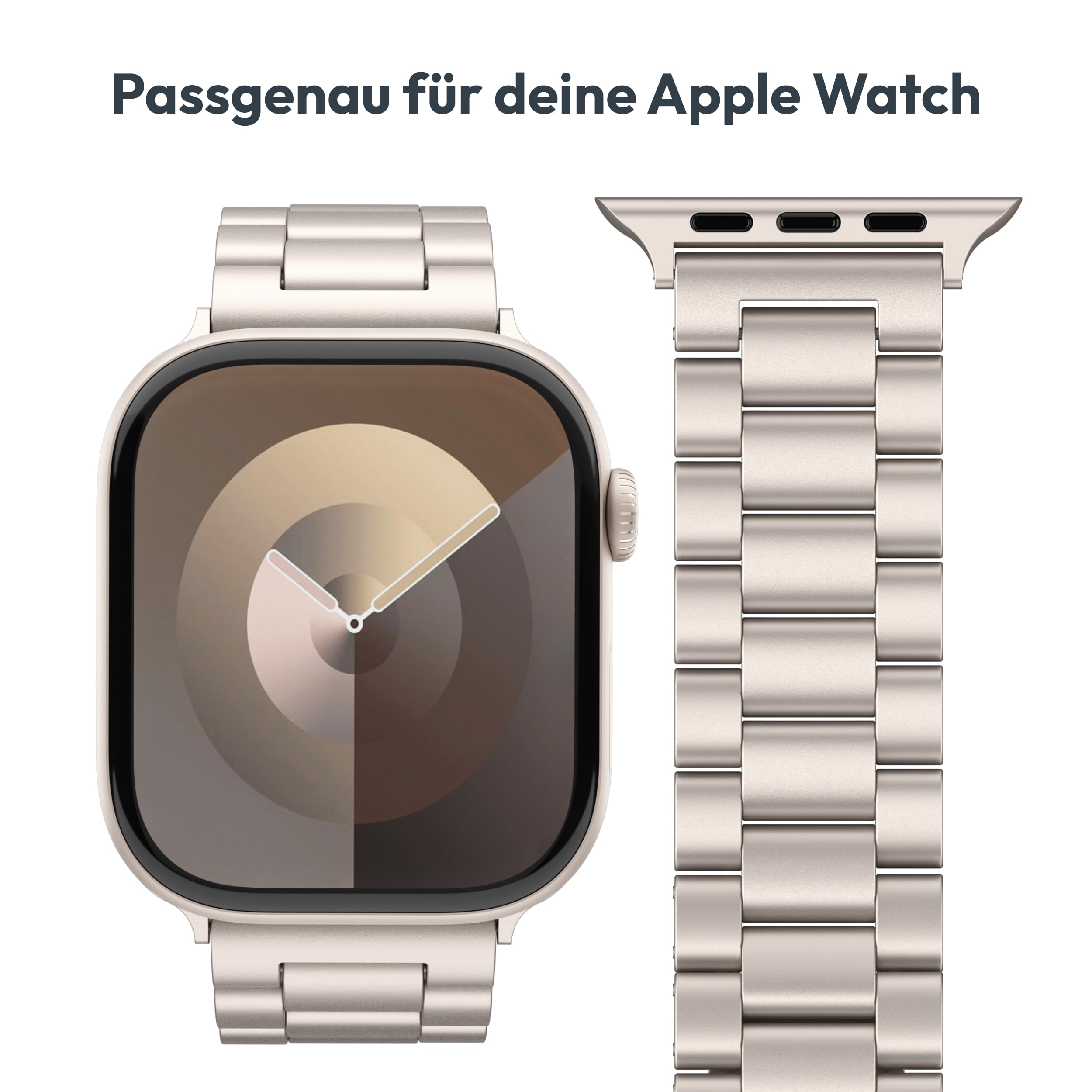VONMÄHLEN Link Bracelet - Edelstahlarmband kompatibel mit Apple Watch