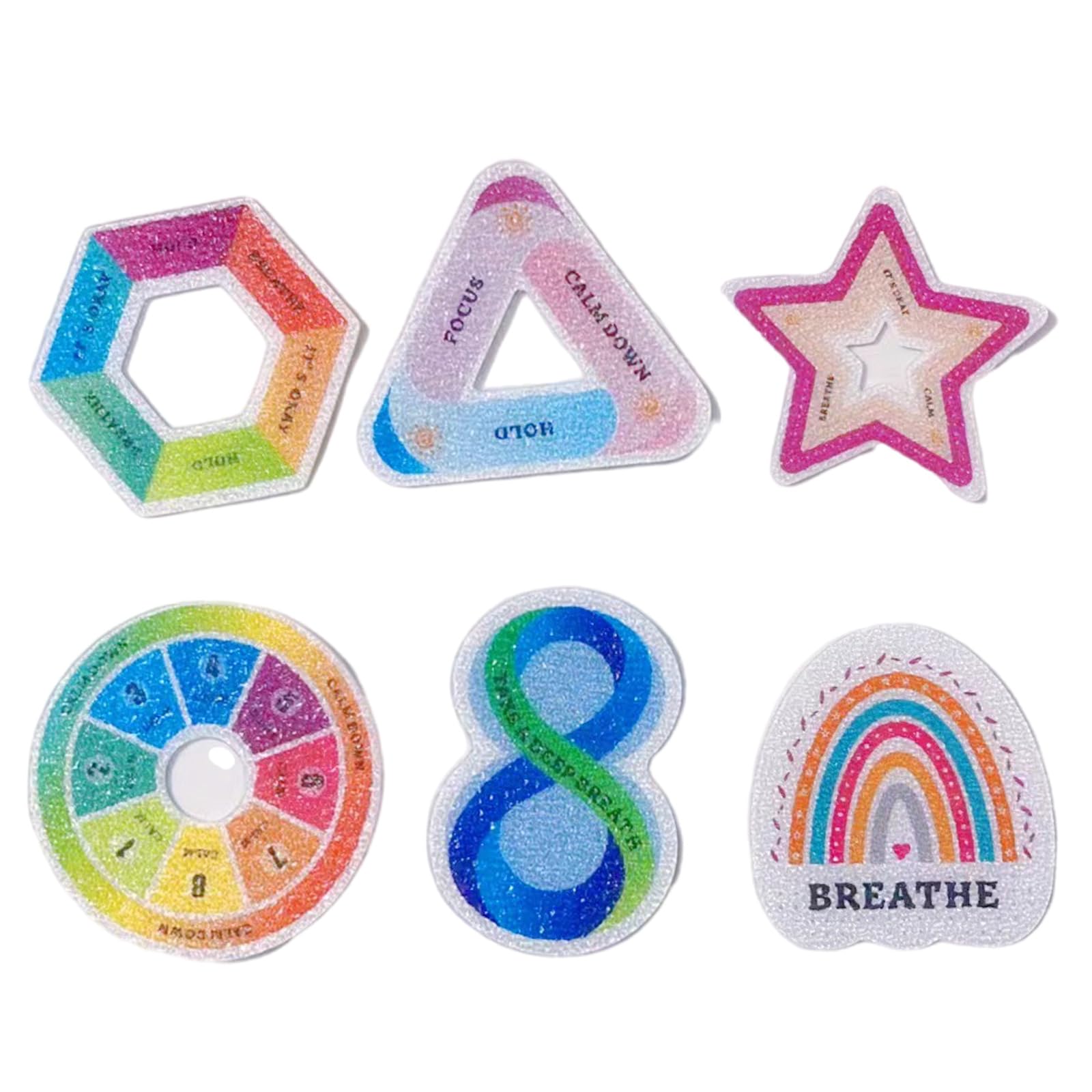 Stress Relief Sticker Aesthetic Anxieties Sensory Calming for Sensory