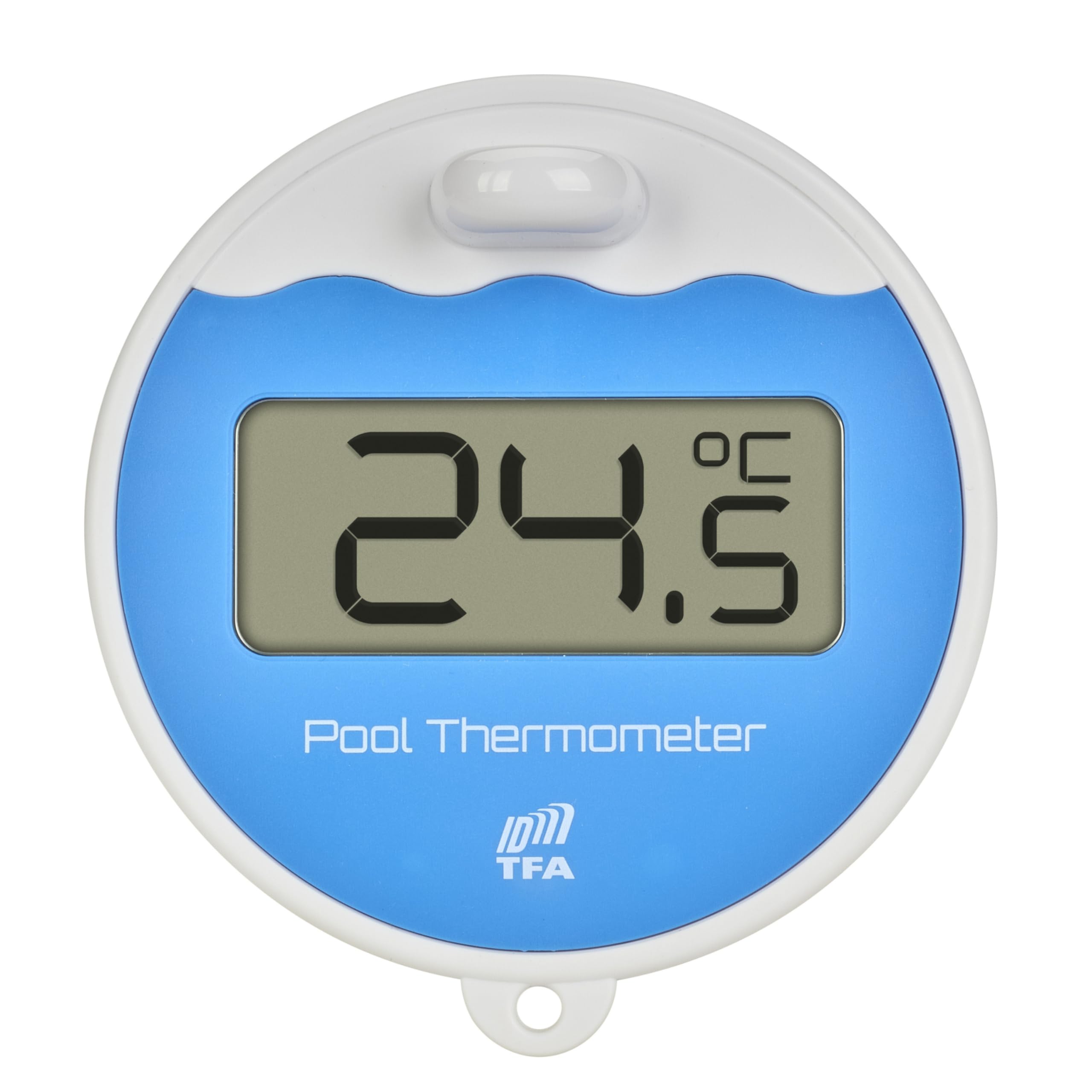 TFA Dostmann TFA-ID Émetteur pour piscine ID-A5 Pool, 30.3907.02, surveillance des piscines, étangs, bains de glace, mesure de la température de l'eau, compatible avec système TFA.me WiFi, blanc