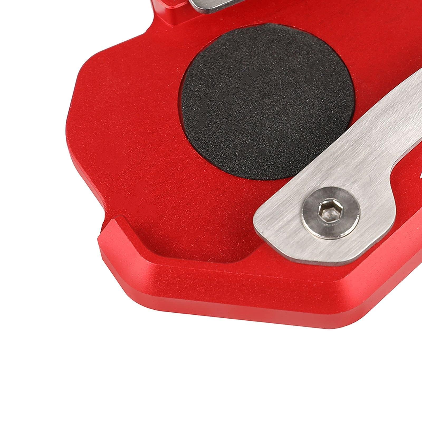 2025 CRF1100L Motorcycle Side Stand Enlarge Kickstand Plate Enlarger Side Stand Extension Compatible with CRF1100L Africa Twin/Adventure Sports/Adventure Sports ES/Adventure Sports DCT (Red)