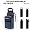 NATURE PIONEOR Water Bottle Holder with Adjustable Strap - 26/32/36/40/46/64oz Insulated Water Bottle Sling Carrier with Paracord Handle & 2 Pockets, Outdoor Sports, Hiking, Camping, Gym