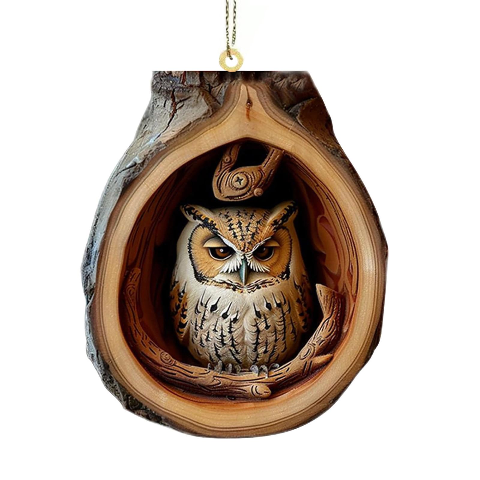 Tfaoys D Christmas Tree Ornament 2 Acrylics Christmas Pendant For Tree Oor Handle Hallway Winter Holiday Ecoration Holiday Ornament