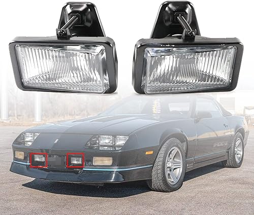Miniatura 1 de LOSTAR Par(2) Lámpara de luz antiniebla con soporte para 1985-1992 Che-v-y Camaro IROC-Z Z28