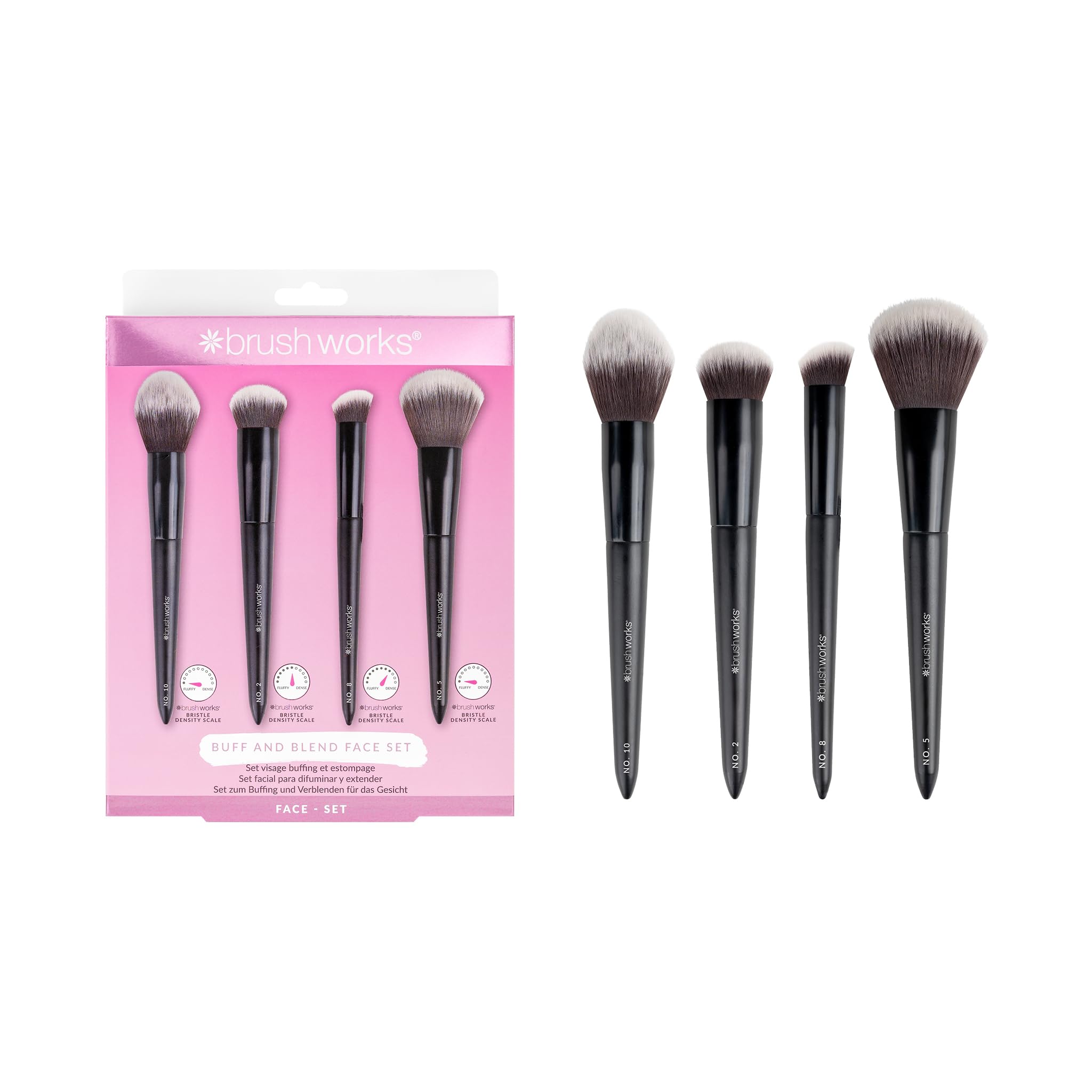 Brushworks Pinselset Buff and Blend Face Set