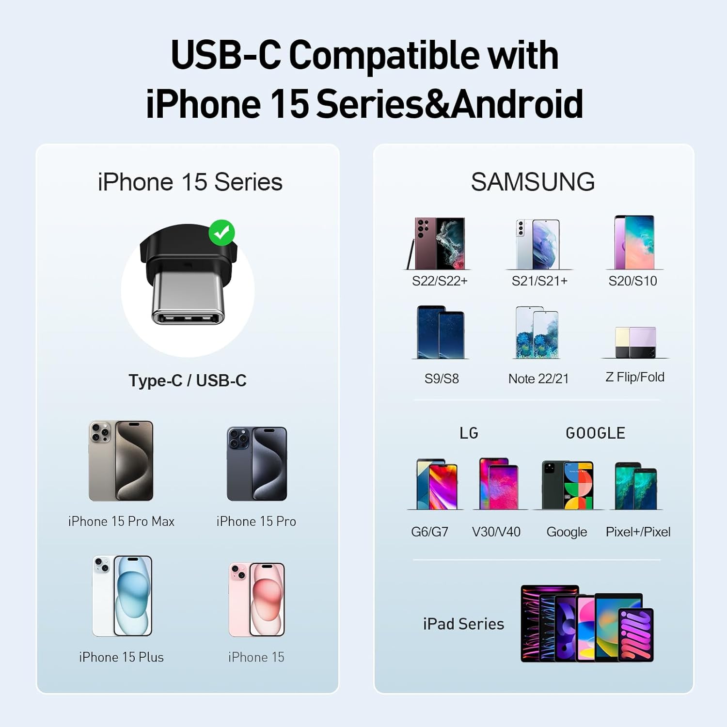 iWALK USB-C Portable Charger for iPhone 15