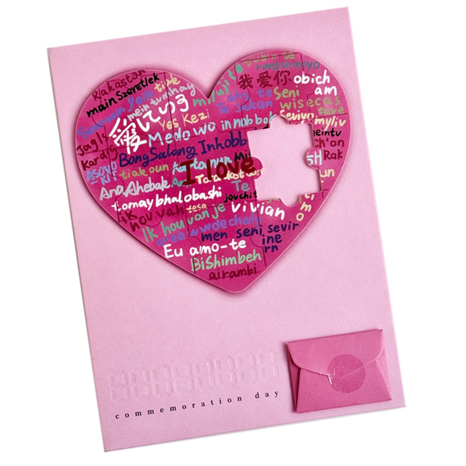 Xinsheinelry B Eautiful Heart Shaped Celebration Card For Irthdays And Holidays Valentines Day Sound Greeting Card Cake Irthday
