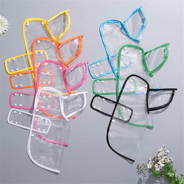 Foto 5 de 7 de Vdaxvme Impermeables transparentes para perros adecuados para ropa de perros grandes y pequeños