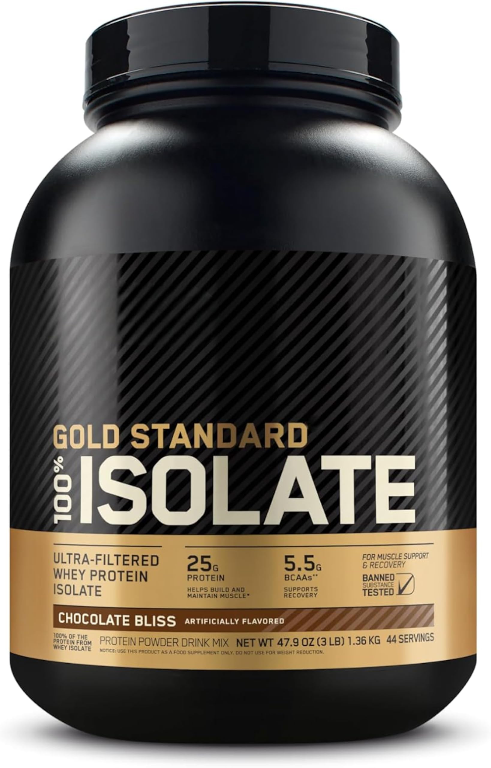Optimum Nutrition Gold Standard 100% Isolate Whey Protein Powder